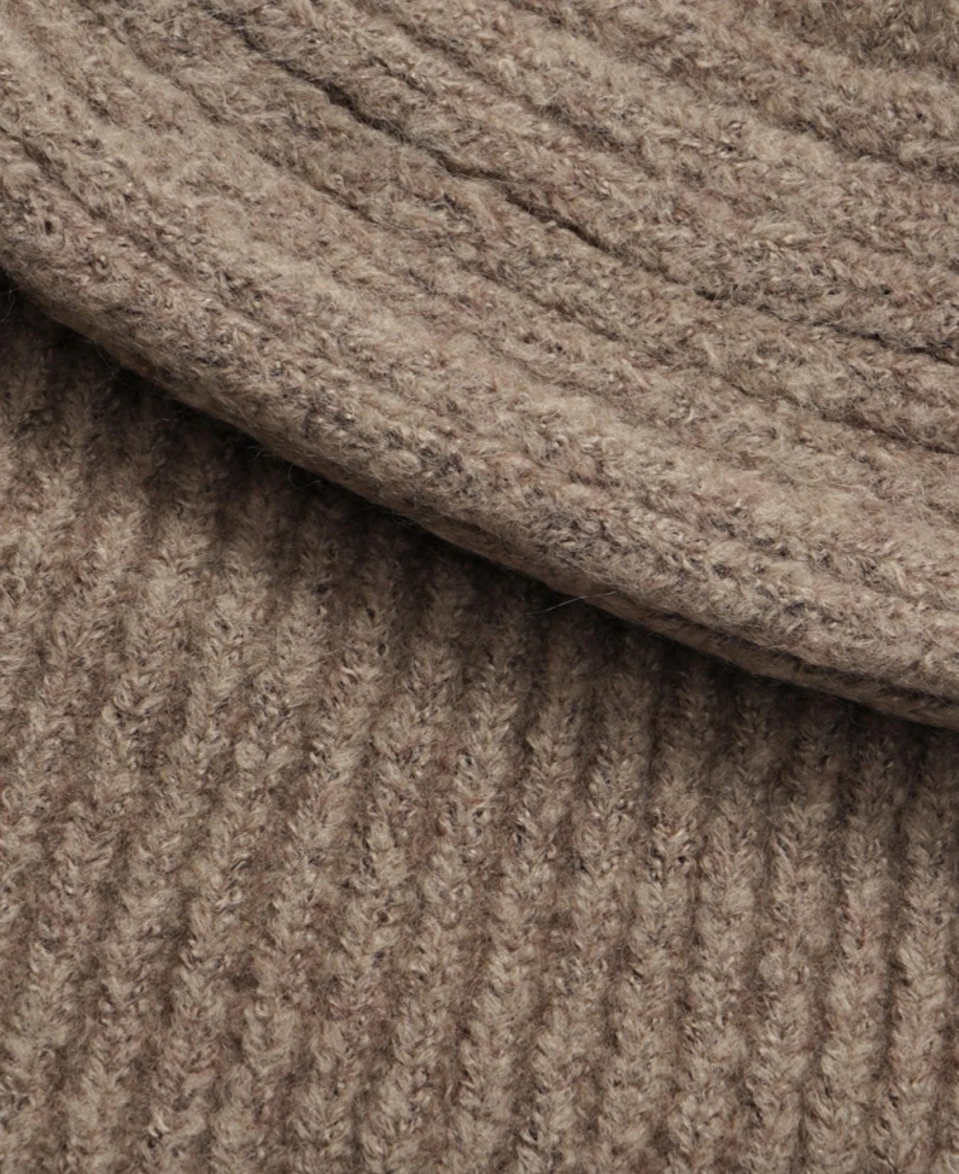 RIBBED KNIT BALACLAVA - BEIGE — MIJEONG PARK - LA based